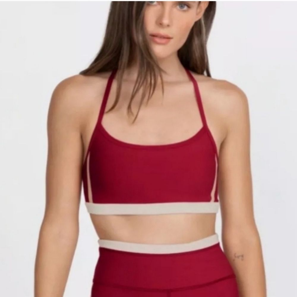 johnny was calme cross back sports bra